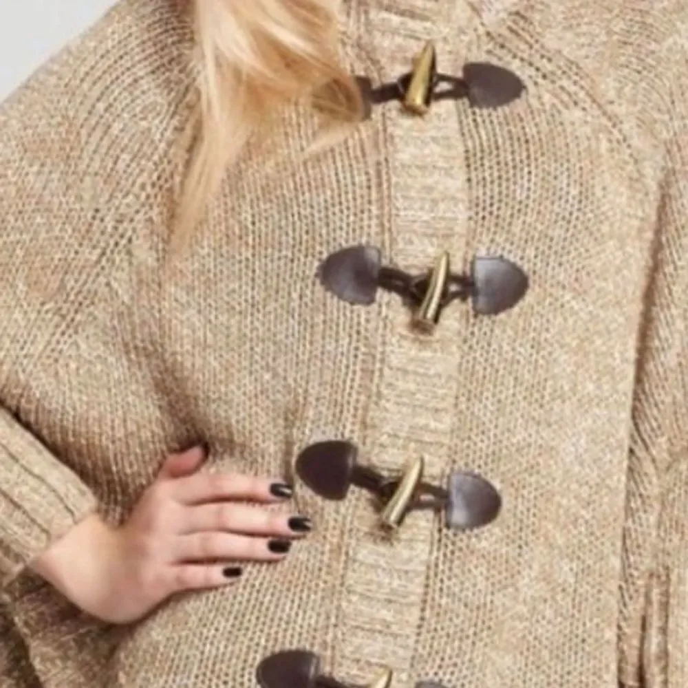 Michael Kors sweater cape poncho cotton blend no size tag small/medium